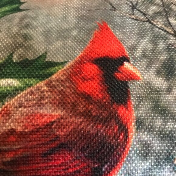 Cardinal Birds Welcome Garden Flag 12"x18" Outdoor Decor Holiday Yard Banner - Picture 2 of 6